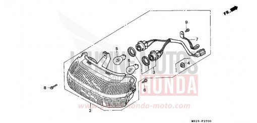 FEU ARRIERE CBR1000FL de 1990